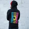 Load image into Gallery viewer, "Believe what you see" zip up hoodie - Silky Screens