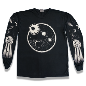 "Into the Depths" long sleeve t-shirt - Silky Screens
