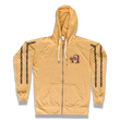 Load image into Gallery viewer, "Live Fast, Die Last" zip-up hoodie (Harvest Gold) artwork by: Burritobreath