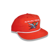 Load image into Gallery viewer, "Swallow Your Pride" Embroidered Umpqua Snapback (Red/White) - Silky Screens