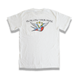 Load image into Gallery viewer, "Swallow your pride" pocket t-shirt (White) - Silky Screens
