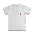 Load image into Gallery viewer, "Swallow your pride" pocket t-shirt (White) - Silky Screens