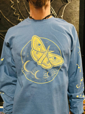 Celestial Moth Long Sleeve Shirt