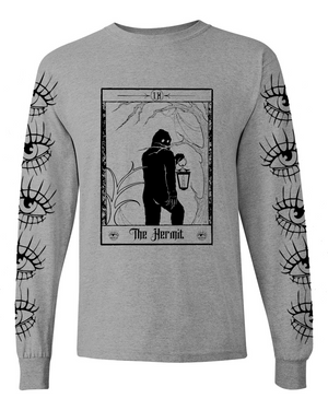 Cryptid Tarot – The Hermit-Bigfoot Long Sleeve Shirt: Preorder