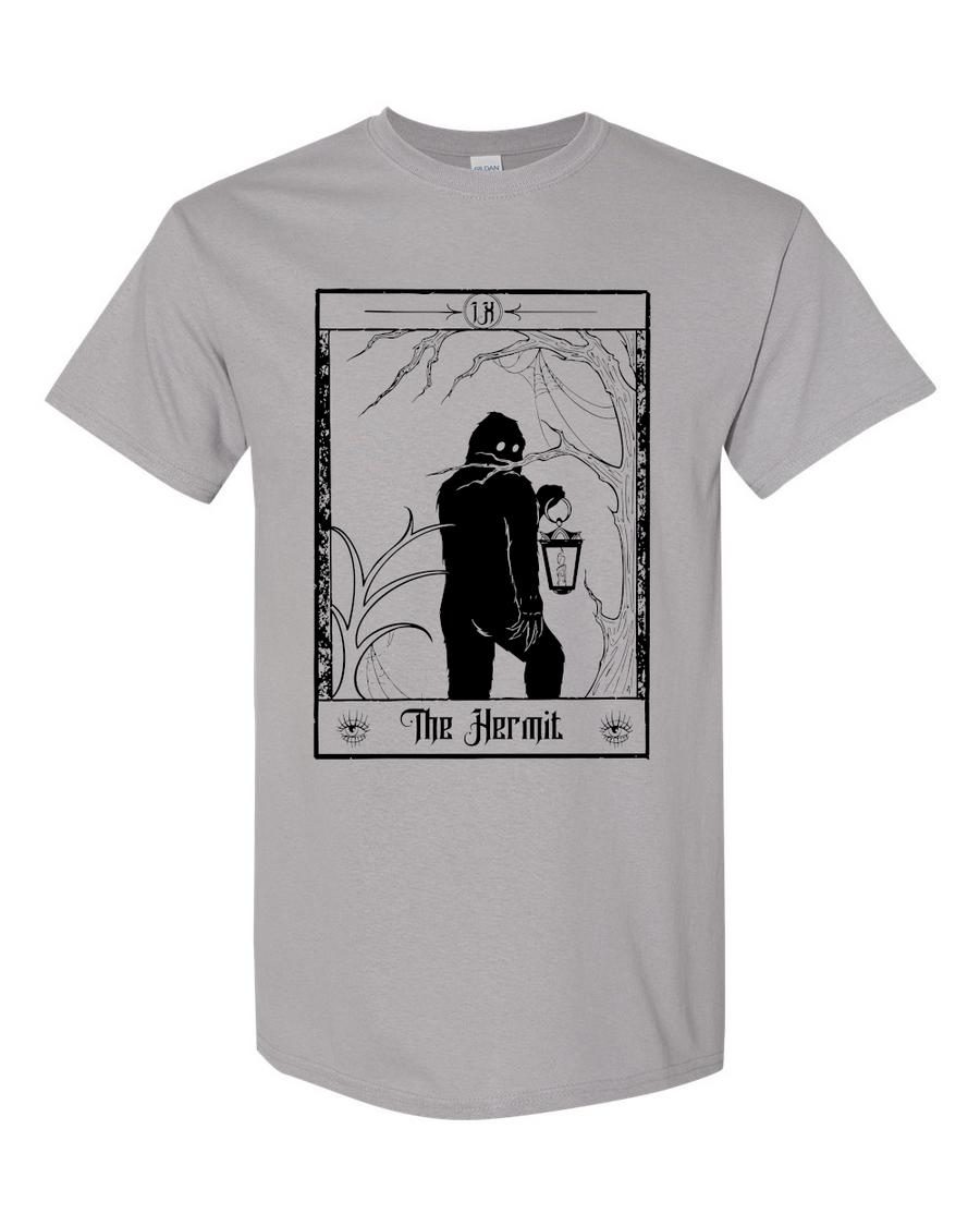 Cryptid Tarot – The Hermit-Bigfoot T-Shirt: Preorder