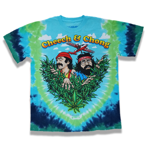 Cheech & Chong "Field of Dreams" tie-dye t-shirt
