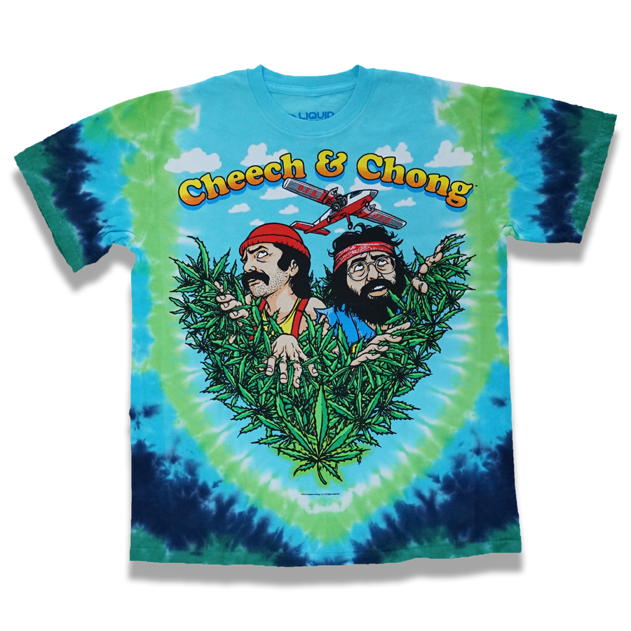 Cheech & Chong "Field of Dreams" tie-dye t-shirt
