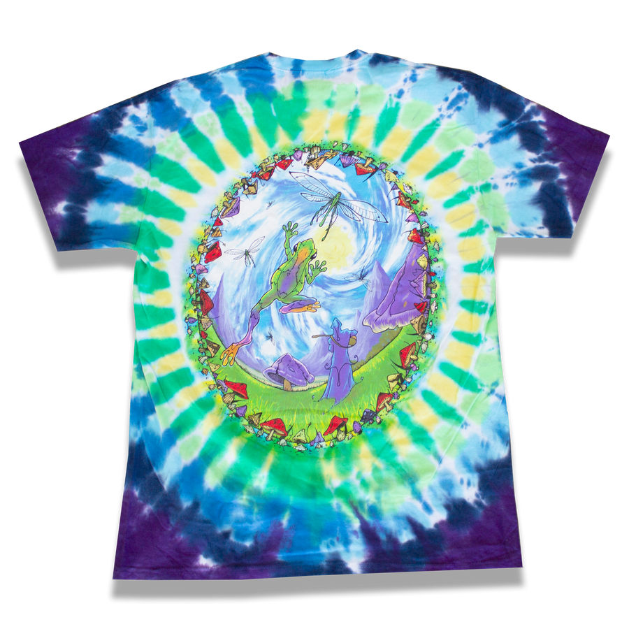 "Mushroom Haven" Tie-Dye T-Shirt
