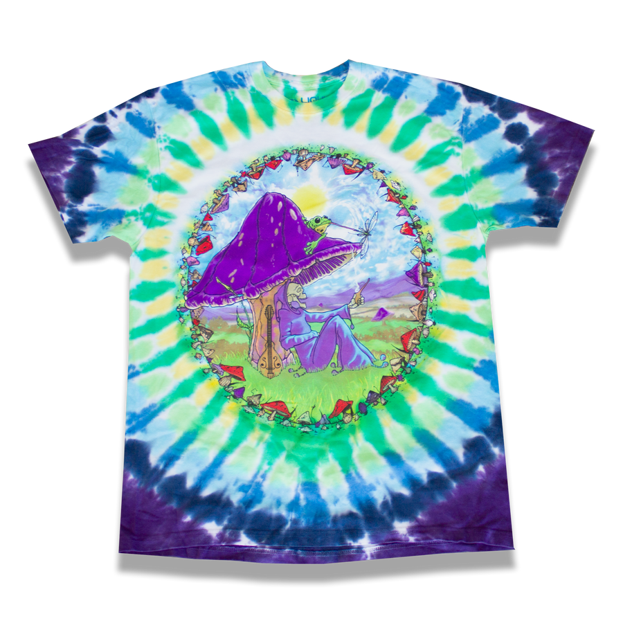 "Mushroom Haven" Tie-Dye T-Shirt