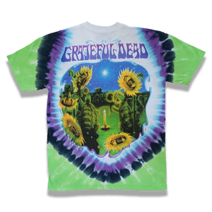 Music Vintage Tie Dye Grateful Dead Keep It Green Tee Shirt 1998 Size Medium