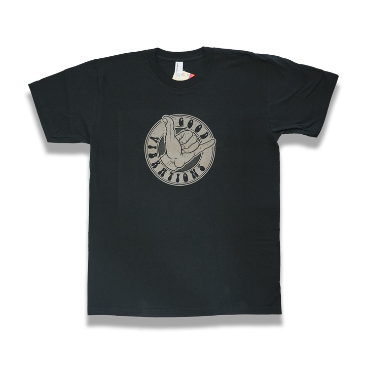 "Good Vibrations" t-shirt (Black) - Silky Screens