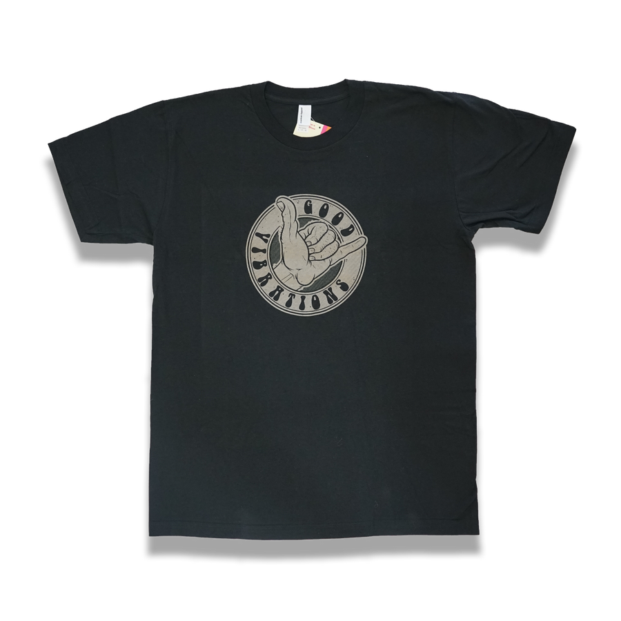 "Good Vibrations" t-shirt (Black) - Silky Screens