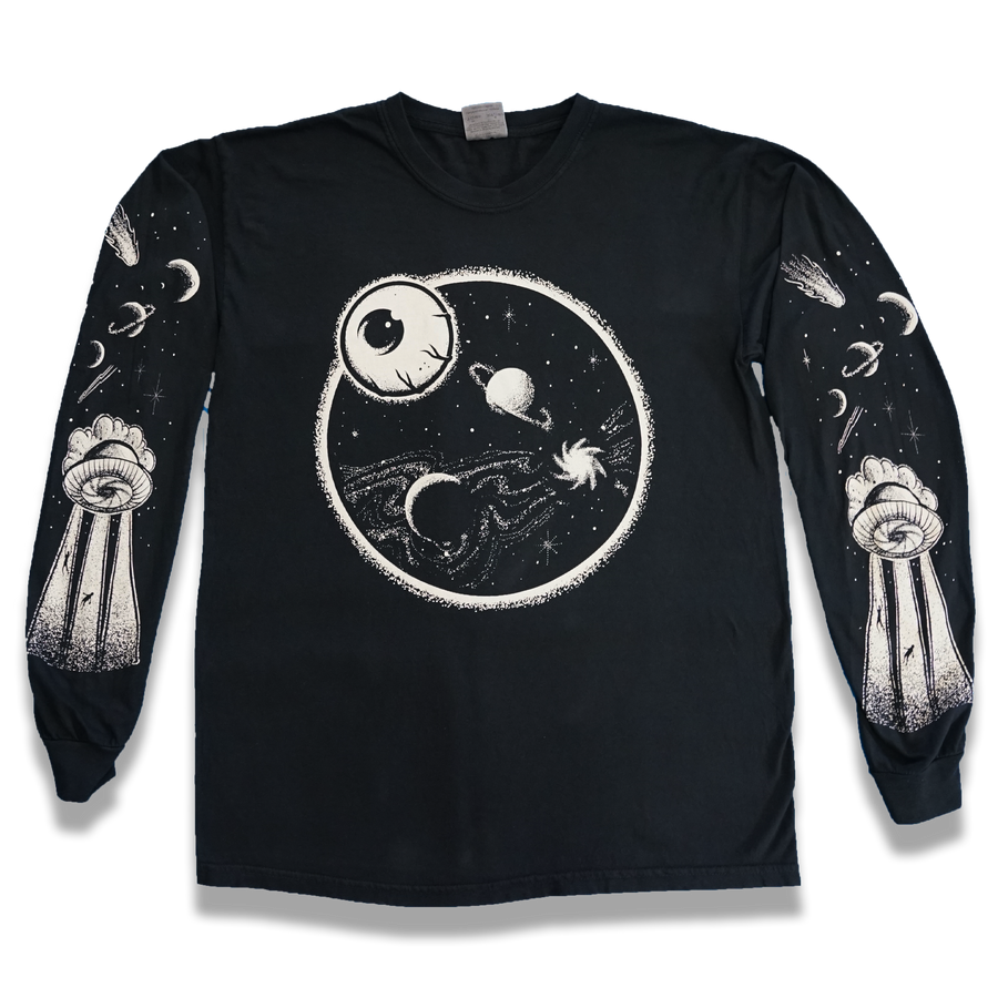 "Into the Depths" long sleeve t-shirt - Silky Screens