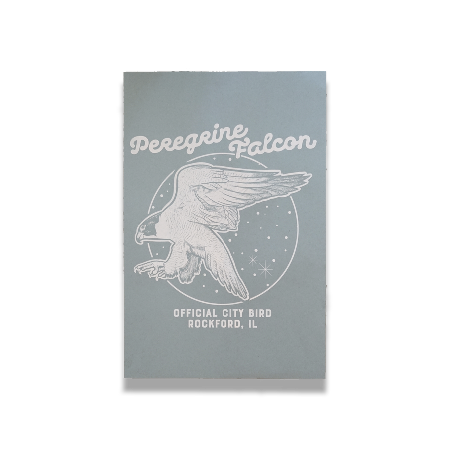 Products "Peregrine Falcon" print (Silky Screens X Sinnissippi Audubon) - Silky Screens